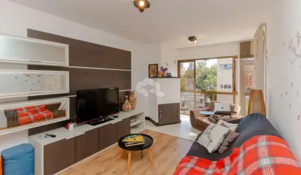 Apartamento MOBILIADO com 2 dormitórios e 2 vagas Petrópolis .