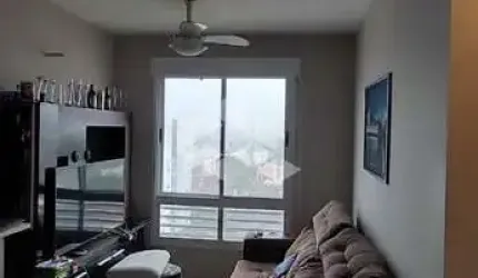 Apartamento de 52m2,  02 quartos, 01 suíte, 01 vaga no Partenon.