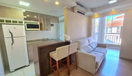 Apartamento 2 dormitorios, semi mobiliado, churrasqueira no bairro Teresópolis.