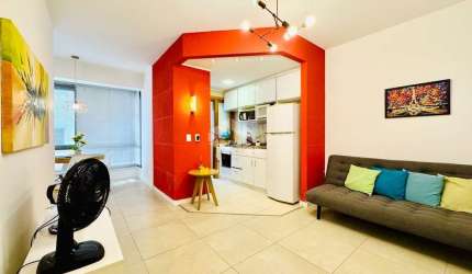 Apartamento 1 dormitório, 1 suíte e 1 vaga, Menino Deus, Porto Alegre.