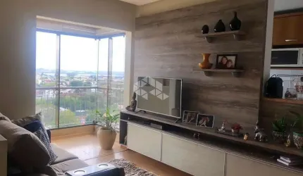 Apartamento de 02 dormitórios, com churrasqueira, 01 vaga de garagem escriturada, com linda vista, sol pela manhã,