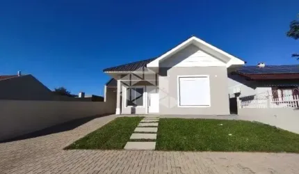 Casa nova de 3 dormitórios, suíte e pátio em Santa Cruz do Sul