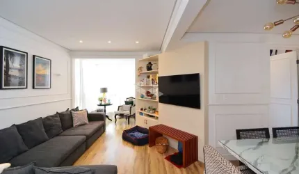 APARTAMENTO NO BAIRRO COQUEIROS, EM FLORIANÓPOLIS, SC, SEMI-MOBILIADO, VISTA MAR, 2 SACADAS, HIDROMASSEM, 3 DORMITÓRIOS SENDO 1 SUÍTE, 2 VAGAS GARAGEM