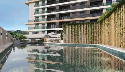 APARTAMENTO TIPO STUDIO NO BAIRRO ROÇADO, EM SÃO JOSÉ, SC, COM LIVING, COZINHA, ÁREA DE SERVIÇO E DORMITÓRIO INTEGRADOS, E 01 VAGA DE GARAGEM.