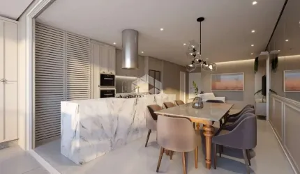 EXCELENTE APARTAMENTO 3 SUÍTES, SACADA COM CHURRASQUEIRA, 2 VAGAS DE GARAGEM, BAIRRO PALMAS.