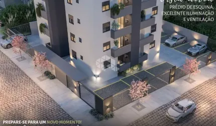 Apartamento 2 dormitórios, 1 vaga, elevador no Rizzo