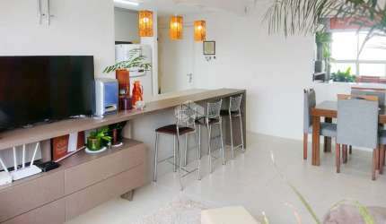 Apartamento semimobiliado de 3 Dorm e Vaga - New Life - Jardim Carvalho em  Porto Alegre