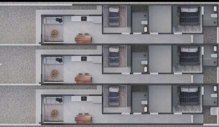 Casa Geminada para Venda em Penha, Armação, 2 dormitórios, 1 suíte, 1 banheiro, 1 vaga