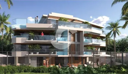 Apartamento frente mar com 4 suíte e 3 vagas de garagem em Camboinhas