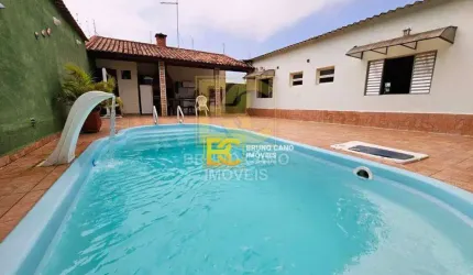 Casa térrea com piscina - Parque Turístico - Peruíbe/SP