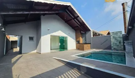 Casa térrea com píscina á 600m do mar- Oasis - Peruíbe/SP