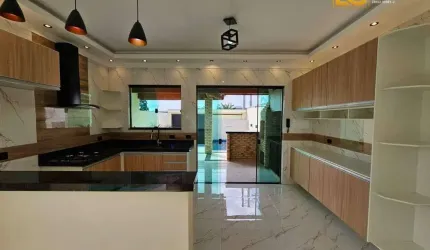 Casa nova e moderna com piscina a venda - Park Daville - Peruíbe/SP