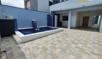 Casa Nova com Piscina - Nova Peruíbe - Peruíbe/SP