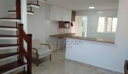 60 m² - Sobrado Locação - 2 dorm, 1 suíte, sala, cozinha americana,  sem os armários, sem vaga.
