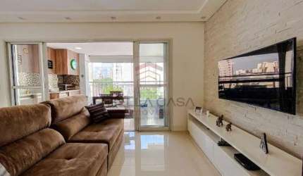 Apartamento a venda no Bairro da mooca com 3 quartos e varanda gourmet