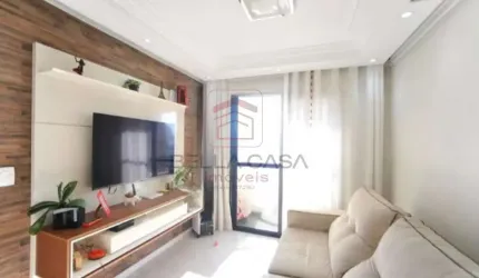 Apartamento no Alto da Mooca, 62m2, 02 quartos, sala com sacada e 01 vaga
