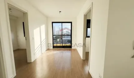 Apartamento NOVO -  Vila Prudente - 36m² - 2 quartos, cozinha americana, sala, terraço, banheiro.