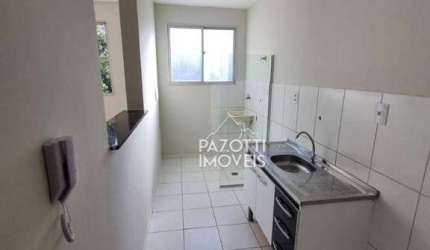 Apartamento com 2 dormitórios à venda, 46 m² por R$ 155.000 - Parque São Sebastião - Ribeirão Preto/SP