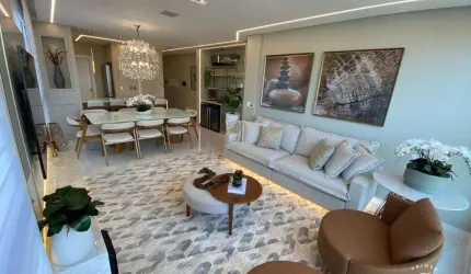 Apartamento de 3 dormitórios de extremo requinte em prédio de alto padrão com in