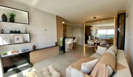 Apartamento finamente mobiliado e decorado com 2 dormitórios em Tramandaí