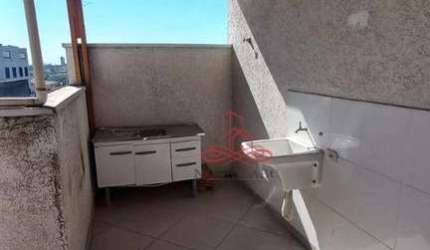 Cobertura com 2 dormitórios à venda, 73 m² por R$ 330.000 - Vila Junqueira - Santo André/SP