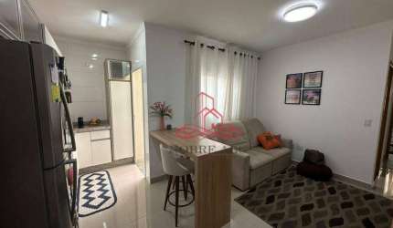 Apartamento com 2 dormitórios à venda, 44 m² por R$ 370.000,00 - Vila Pires - Santo André/SP