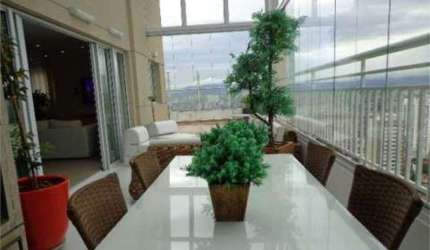 cobertura duplex - 284,00m2 - 3 suítes - 4 vagas