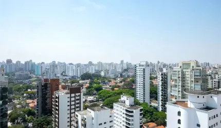 Moema - Cobertura Duplex - A Melhor Vista de São Paulo - Quatro Vagas Na Garagem