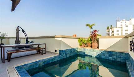 Cobertura Duplex  venda Campo Belo com 3 Suítes, 4 vagas.  Porteira Fechada