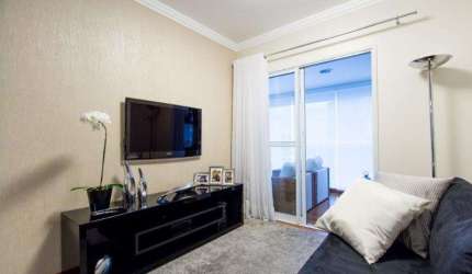 Apartamento à venda de 89 m² no Morumbi com 3 dormitórios, 1 suíte e 2 vagas