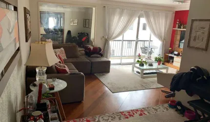 Excelente apartamento  com 4 dormitórios , 2 suítes, living com varanda na Vila Clementino
