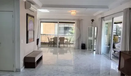 Apartamento á venda na Vila Nova Conceição - São Paulo SP - 3 suítes, 4 vagas, varanda com churrasqueira, lazer completo e 180 m2 úteis