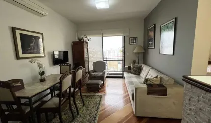 Cobertura duplex 1 dormitorio 2 banheiros, terraço e varanda 1 vaga