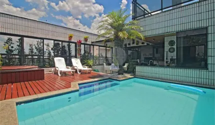Vende Cobertura duplex Brooklin! Com piscina e churrasqueira 256 m²  .