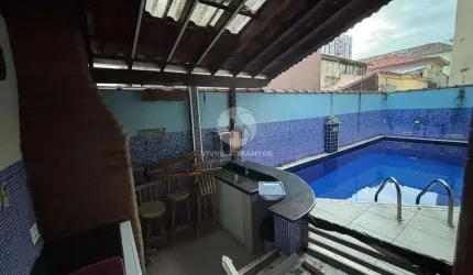 Sobrado com 3 dormitórios - Embaré - Santos/SP