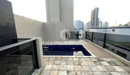 Cobertura com 2 dormitórios à venda, 235 m² por R$ 2.650.000,00 - Pompéia - Santos/SP