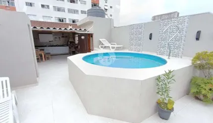 Sobrado com 3 suítes à venda, 230 m² por R$ 1.450.000,00 - Boqueirão - Santos/SP