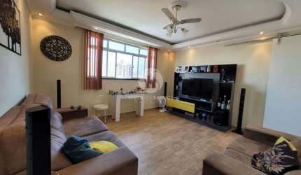 Apartamento com sacada à venda, Campo Grande - Santos/SP