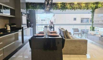 Apartamento Moderno e Porteira Fechada 2 quartos sendo 1 suíte - Lazer e Varanda Gourmet no Gonzaga em Santos