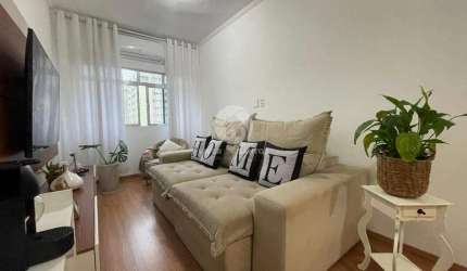 Apartamento à venda, 2 quartos, 1 suíte, 1 vaga, Vila Mathias - Santos/SP