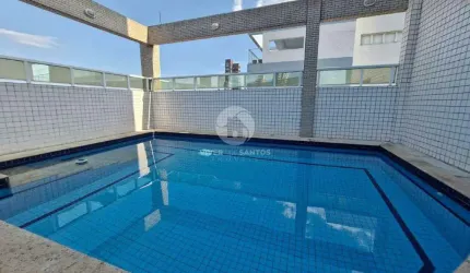 Aparatamento 3 dormitórios 1 suíte bairro Pompeia com lazer - Santos SP