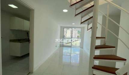 Cobertura com 2 dormitórios à venda, 138 m² por R$ 550.000 -  Rua Alcides Lima -  Jacarepaguá - Rio de Janeiro/RJ