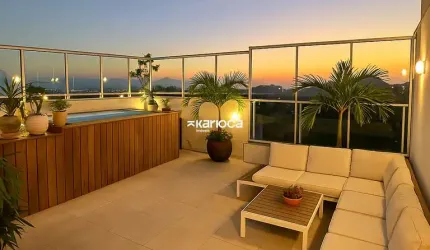 Apartamento 4 quartos com piscina privativa no Centro Metropolitano