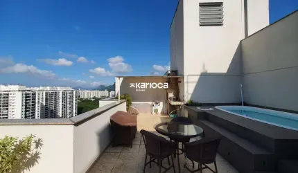 Cobertura Duplex com piscina - 3 quartos - Reserva do Parque - Cidade Jardim - RJ