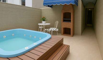 Casa estilo sobrado com 2 andares e área de lazer!