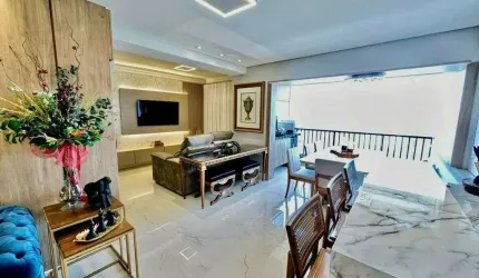 Apartamento em Alphaville 100% Mobiliado 3 Dormitórios 4 vagas
