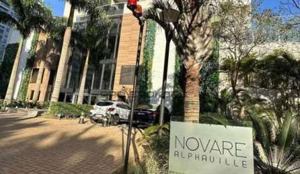Apartamento mobiliado em Alphaville no condomínio Novare