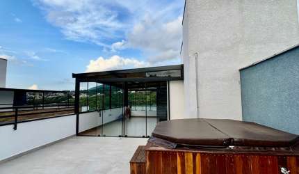 Cobertura para locação 3 dormitórios 185 m2 Vila Gardênia Atibaia-SP