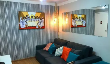 LINDO APARTAMENTO NO BAIRRO SANTA CÂNDIDA, 2 QUARTOS , 2 VAGAS