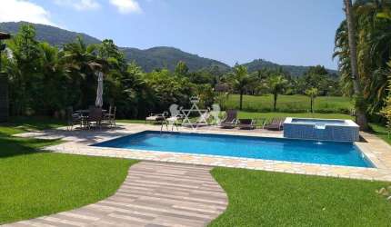 Casa Alto Padrão Costa Verde Tabatinga à venda ou Locação Temporada - 5 suítes, Caraguatatuba, SP